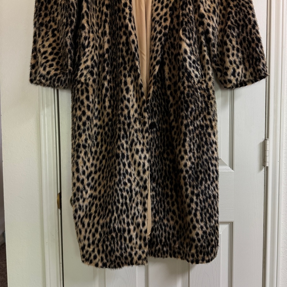 target faux fur leopard coat - future collective - Picture 3 of 4